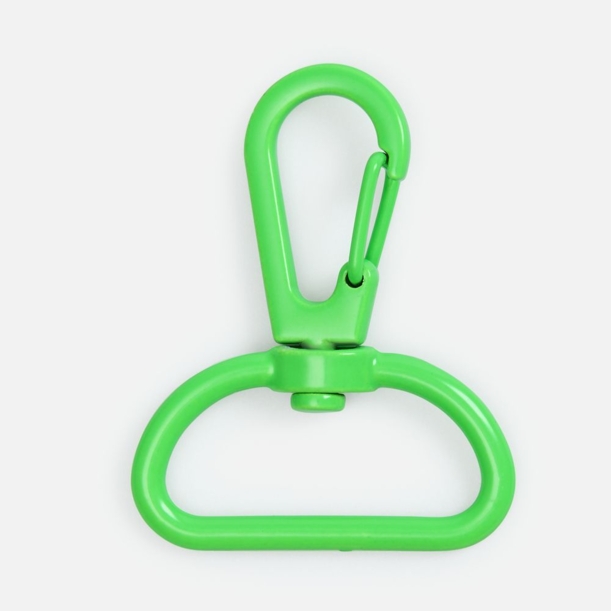 Застежка-карабин Snap Hook, L, зеленый неон (Изображение 1)
