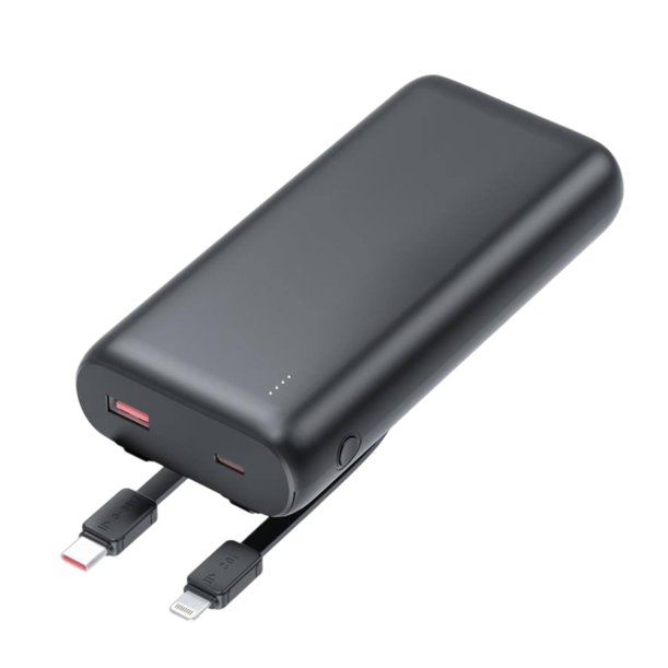 Внешний аккумулятор Goliath с быстрой зарядкой (до 22,5W), 20000 mAh, черный (Изображение 1)