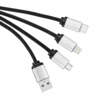Кабель - брелок Plug с подсветкой гравировки, черный (Изображение 4)