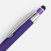 Ручка шариковая Sansen Soft Touch со стилусом, фиолетовая (Изображение 4)