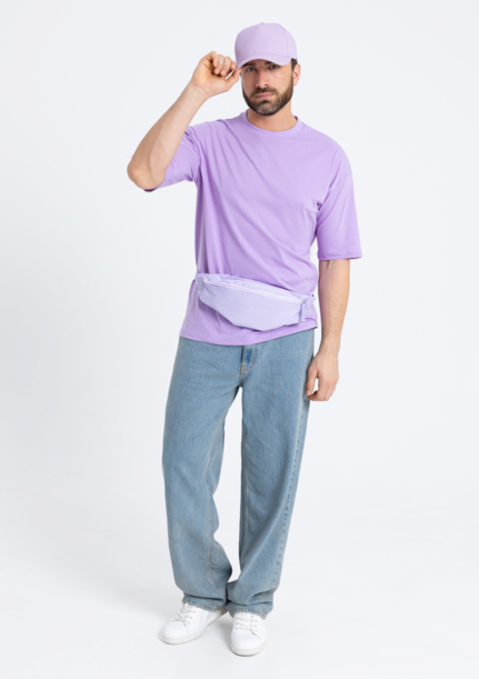 Бейсболка STAN 5 клиньев хлопок 260, 12 (Цифровая лаванда) (Изображение 5)