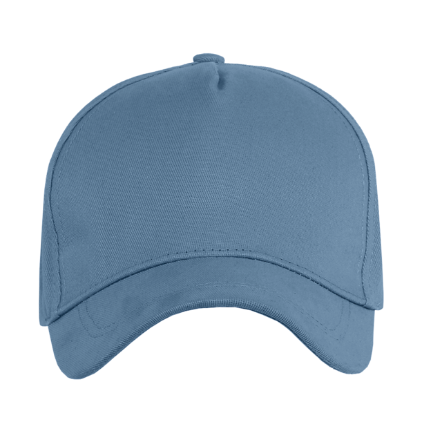 Бейсболка STAN 5 клиньев хлопок 260, 12 (Деним) (Изображение 2)
