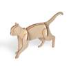 Деревянный 3d пазл Котик (Изображение 5)