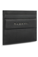 Портмоне для кредитных карт BUGATTI НОМ | NOME, с защитой данных RFID, черное, натуральная воловья кожа, 10,2х0,3х8,2 см