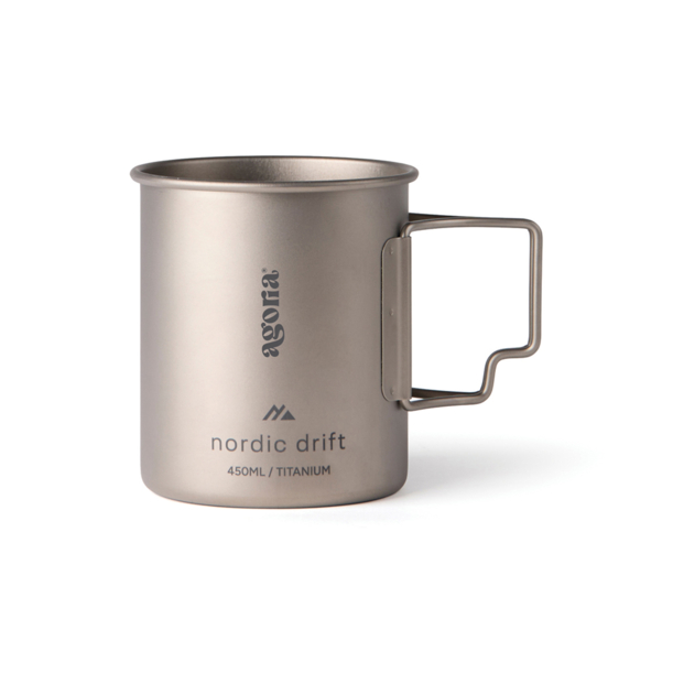 Ультралегка кружка Nordic Drift Trail из титана, 450 мл (Изображение 7)