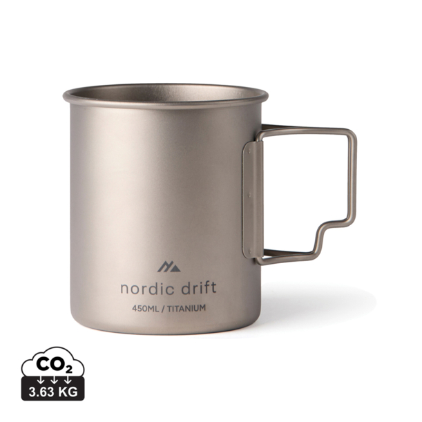 Ультралегка кружка Nordic Drift Trail из титана, 450 мл (Изображение 14)