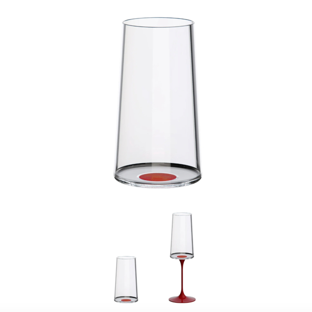 Хрустальный бокал для игристого вина на магните Trebonn SplitGlass, 2 шт, 320 мл (Изображение 5)
