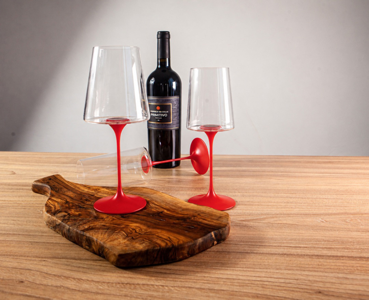 Хрустальный бокал для игристого вина на магните Trebonn SplitGlass, 2 шт, 320 мл (Изображение 7)