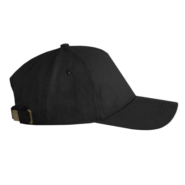 Бейсболка STAN 5 клиньев хлопок, 260, 112 (Чёрный) (Изображение 1)