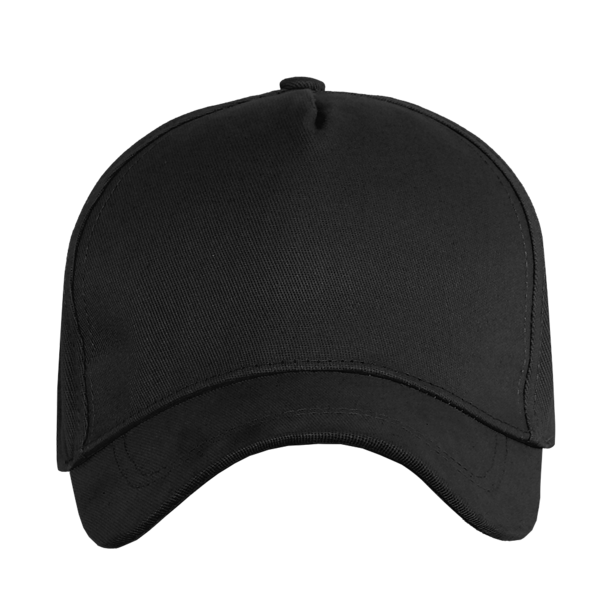 Бейсболка STAN 5 клиньев хлопок, 260, 112 (Чёрный) (Изображение 2)