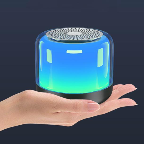 Колонка беспроводная MyTone Light Sound со светомузыкой, черная (Изображение 6)