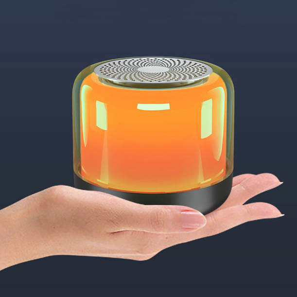 Колонка беспроводная MyTone Light Sound со светомузыкой, черная (Изображение 7)