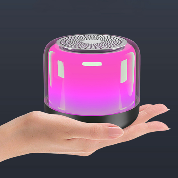 Колонка беспроводная MyTone Light Sound со светомузыкой, черная (Изображение 8)