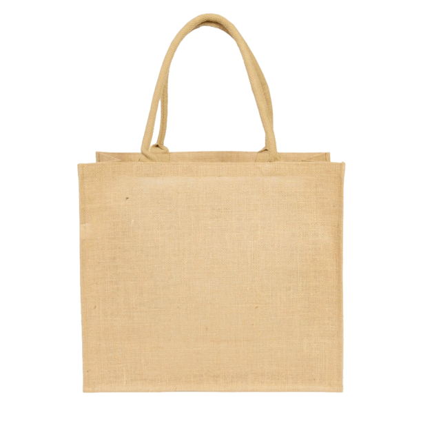 Сумка из джута Caravan Jute, размер 36*40*21 см, бежевая (Изображение 1)