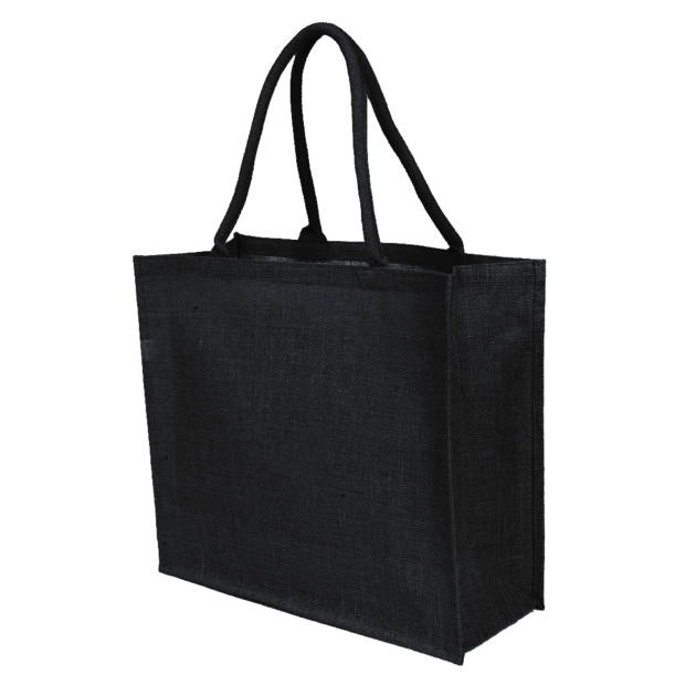 Сумка из джута Caravan Jute, размер 36*40*21 см, черный (Изображение 2)