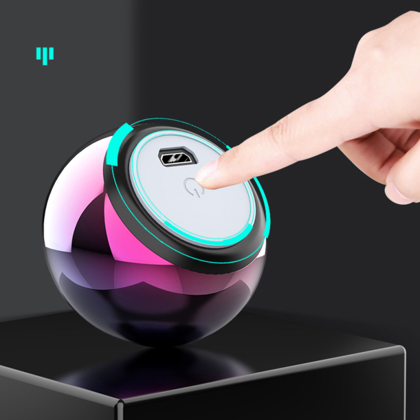Колонка беспроводная  MyTone Mini Sound, черная металлик (Изображение 4)