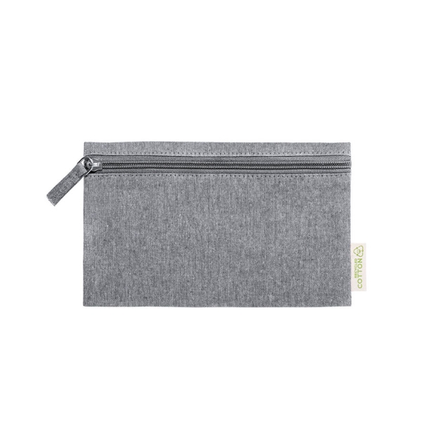 Косметичка HALGAR, черный, 21 x 12.5 см, 100%  переработанный хлопок (Изображение 1)