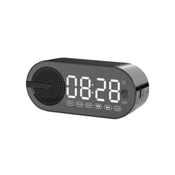 Колонка беспроводная MyTone  Sound Clock c часами, черная (Изображение 1)