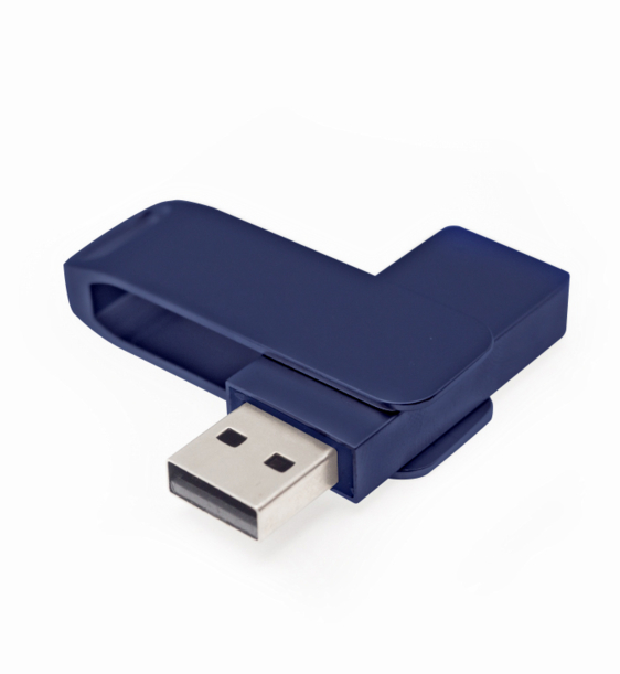 Флеш накопитель Bergamo, USB 2.0 16GB, металл, темно-синий (Изображение 2)