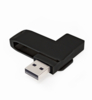 Флеш накопитель Bergamo, USB 2.0 16GB, металл, черный (Изображение 2)