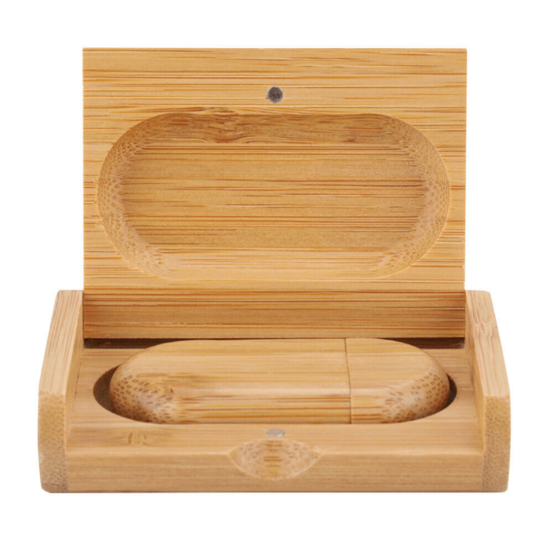 Флеш накопитель USB 2.0 Maple BOX в футляре, клен, дерево/дерево, 32 Gb (Изображение 1)