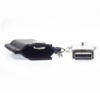 Флеш накопитель USB 2.0 Palermo в кожаном чехле 16GB, металл, черный/серебристый (Изображение 2)