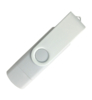 Флеш накопитель USB 2.0/OTG Twister Smart 16GB, пластик Софт Тач/металл, белый/белый (Изображение 1)