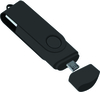 Флеш накопитель USB 2.0 Twister Smart 16GB, пластик Софт Тач/металл, черный/черный (Изображение 1)