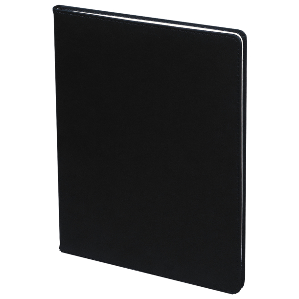Еженедельник Classic Soft A4, черный, недатированный, в твердой обложке (Изображение 1)