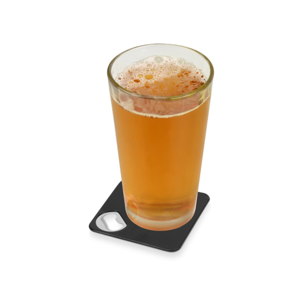 Подставка с открывалкой для кружки Beer, черный (Изображение 2)