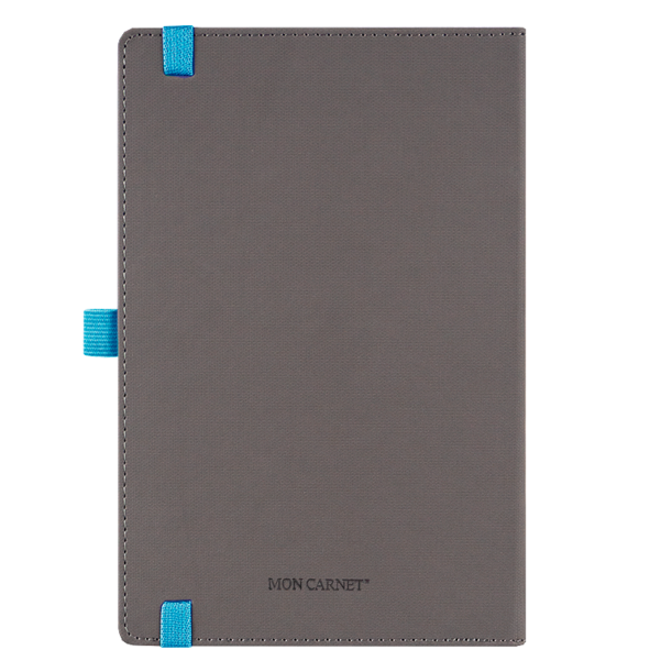 Ежедневник Alfa Note Pasu А5, серый/голубой,  недатированный, в твердой обложке (Изображение 2)