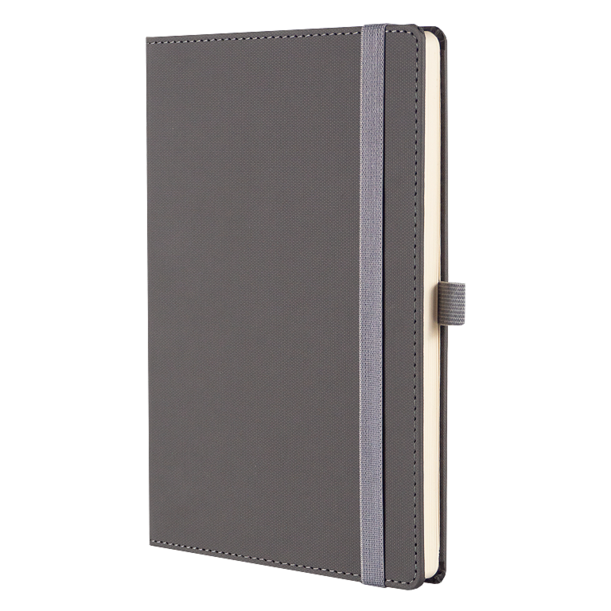 Ежедневник Alfa Note Pasu А5, серый/серый,  недатированный, в твердой обложке (Изображение 2)