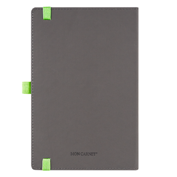Ежедневник Alfa Note Pasu А5, серый/салатовый,  недатированный, в твердой обложке (Изображение 2)