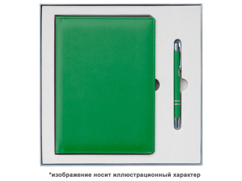 Ежедневник Flexy Stone Ostende А5, салатовый, недатированный, в гибкой обложке (Изображение 5)
