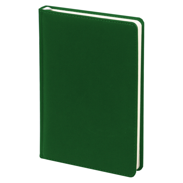 Ежедневник Classic Soft А5, зеленый, недатированный, в твердой обложке (Изображение 1)