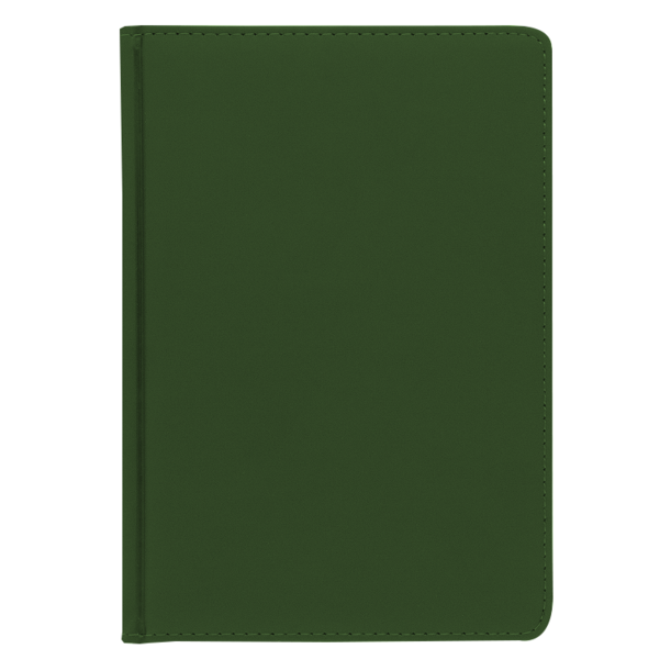 Ежедневник Classic Soft А5, зеленый, недатированный, в твердой обложке (Изображение 3)