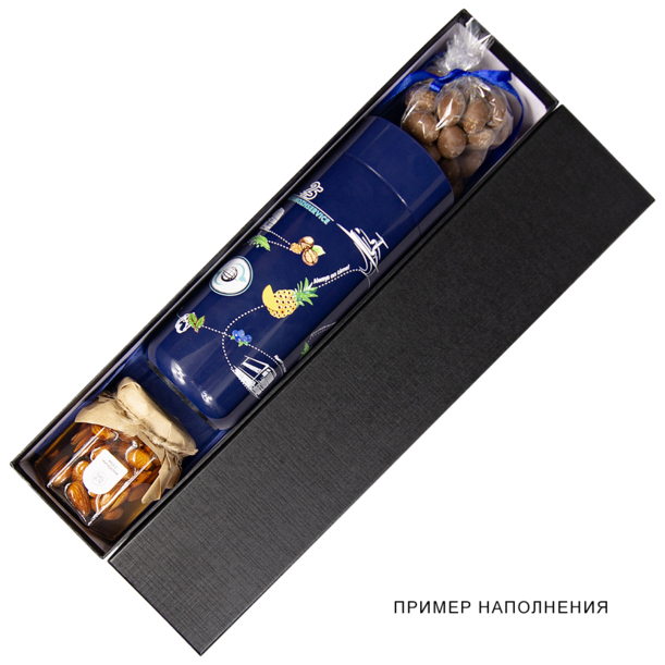 Коробка подарочная Solution, черная, размер 34,5*8*7,5 см (Изображение 4)