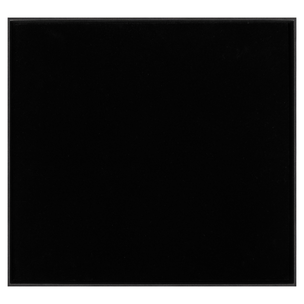 Подарочная коробка, размер 28,5х26,5х4 см, Solution Prestige Linen с магнитным клапаном, черная, с черным ложементом (Изображение 4)
