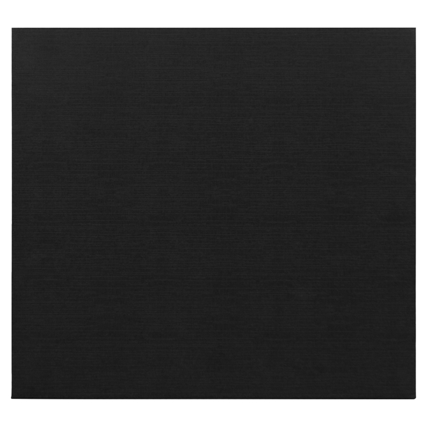 Подарочная коробка, размер 28,5х26,5х4 см, Solution Prestige Linen с магнитным клапаном, черная, с черным ложементом (Изображение 3)