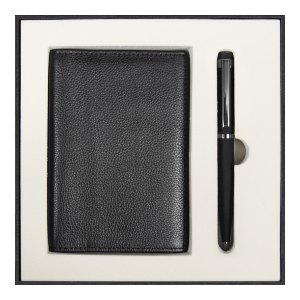 Набор подарочный Solution Superior Duo (Обложка для автодокументов Leather Sun, ручка Attashe) (Изображение 1)