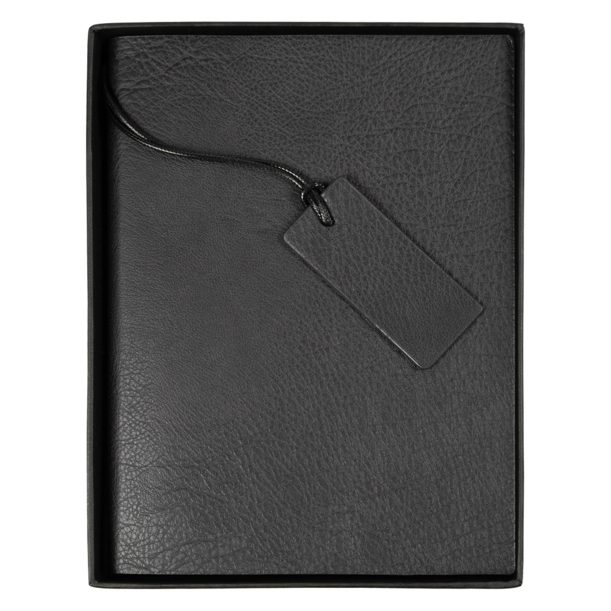 Ежедневник Flexy Foggia Leatherette B5, черный, недатированный, в гибкой обложке  в подарочной коробке (Изображение 2)