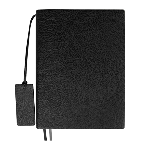 Ежедневник Flexy Foggia Leatherette B5, черный, недатированный, в гибкой обложке  в подарочной коробке (Изображение 3)