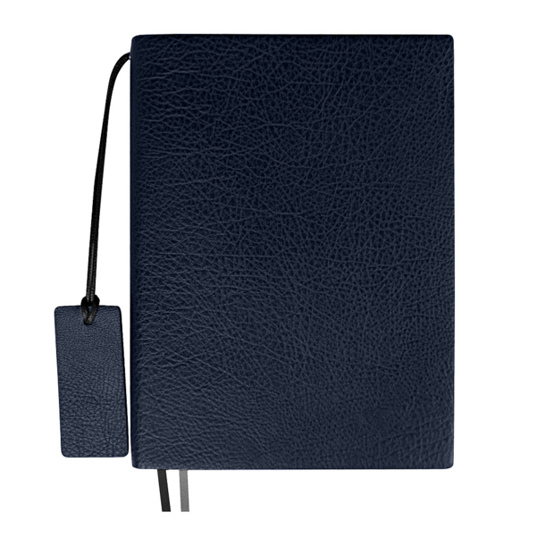 Ежедневник Flexy Foggia Leatherette B5, темно-синий, недатированный, в гибкой обложке  в подарочной коробке (Изображение 3)