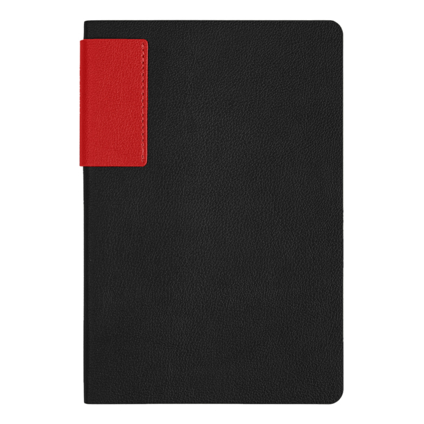 Ежедневник Flexy Star Sivilia Black Edition Color А5, черно-красный, недатированный ,в гибкой обложке (Изображение 2)