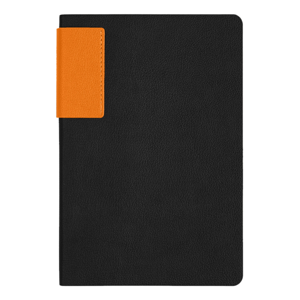 Ежедневник Flexy Star Sivilia Black Edition Color А5, черно-оранжевый, недатированный, в гибкой обложке (Изображение 2)
