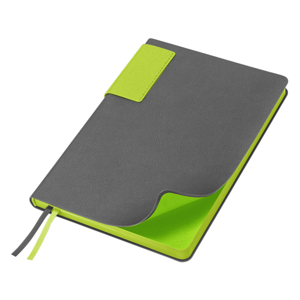 Ежедневник Flexy Star Sivilia Grey Edition Color А5 серо-салатовый, недатированный в гибкой обложке (Изображение 1)