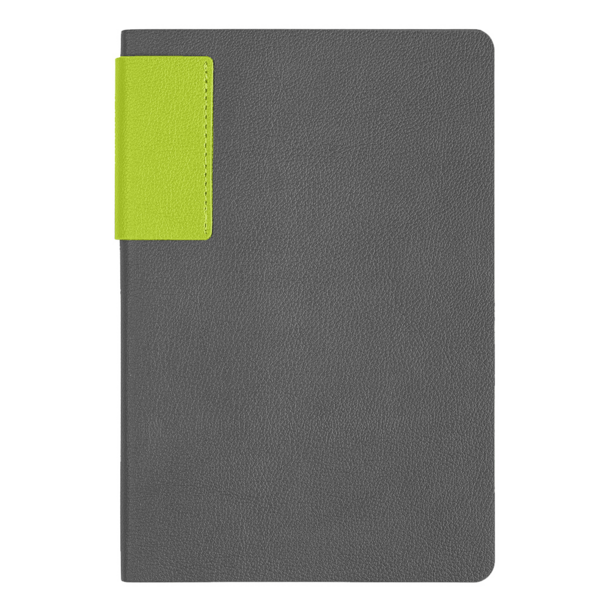 Ежедневник Flexy Star Sivilia Grey Edition Color А5 серо-салатовый, недатированный в гибкой обложке (Изображение 2)