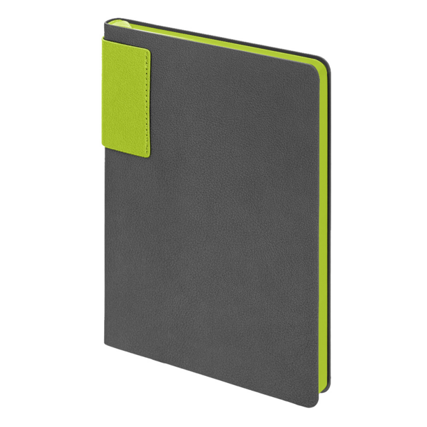 Ежедневник Flexy Star Sivilia Grey Edition Color А5 серо-салатовый, недатированный в гибкой обложке (Изображение 3)