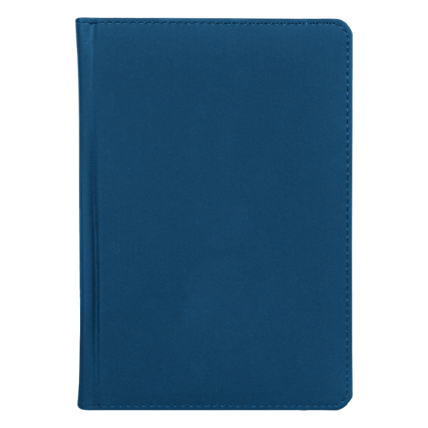 Ежедневник полудатированный Classic Soft А5, темно-синий, в твердой обложке с поролоном (Изображение 2)