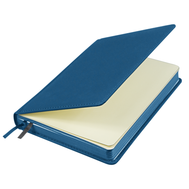 Ежедневник полудатированный Classic Soft А5, темно-синий, в твердой обложке с поролоном (Изображение 4)